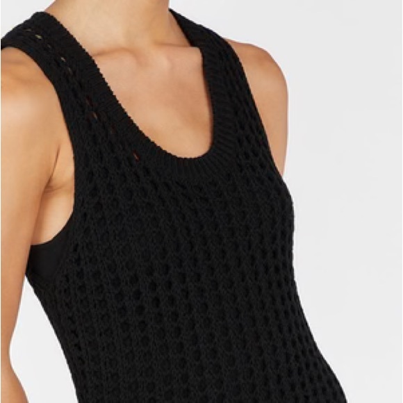 NWT DISSH HUNTER BLACK CROCHET MAXI DRESS sz M - Picture 3 of 7